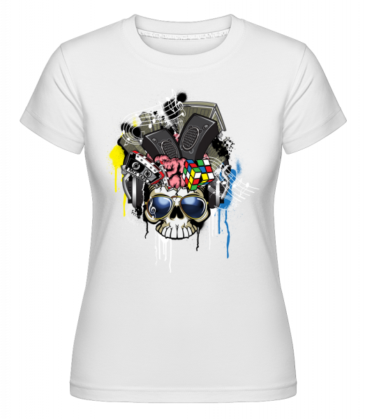 Creative Lebka -  Shirtinator tričko pro dámy - Bílá - Napřed