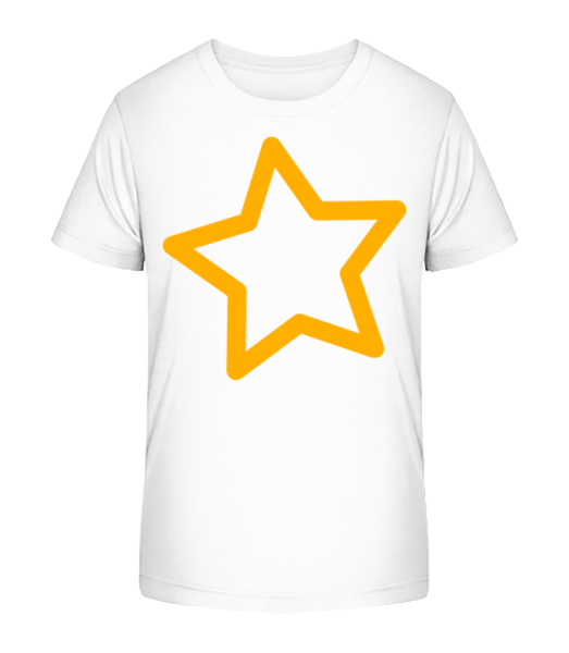 Simple Star - Detské Bio tričko Stanley Stella - Bílá - Napřed