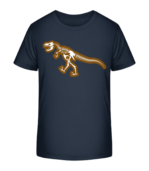 Dinosaur Skull - Detské Bio tričko Stanley Stella - Namořnická modrá - Napřed