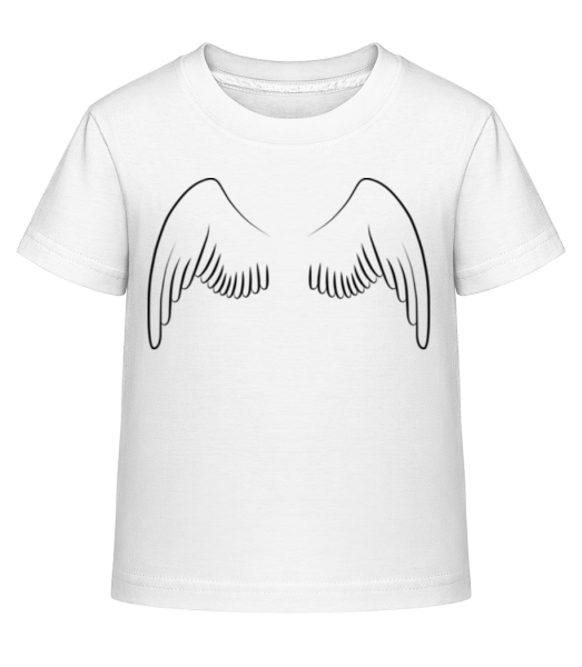 Andělská křídla - Dĕtské Shirtinator tričko - Bílá - Napřed