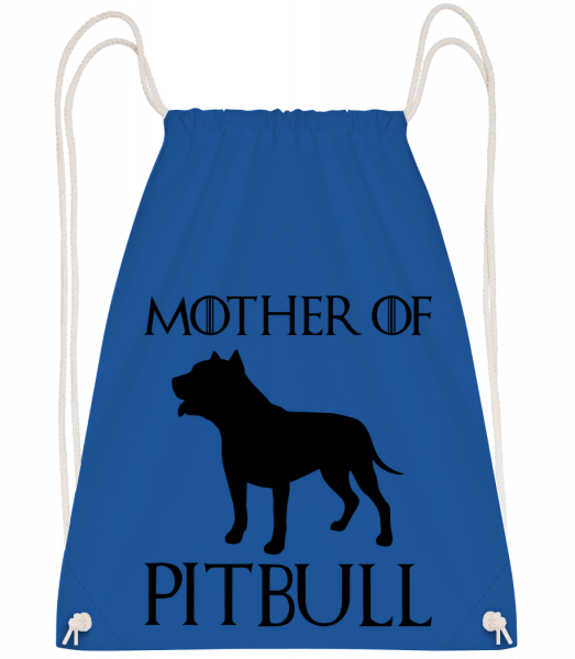 Mother Of Pitbull - Drawstring batoh se šňůrkami - Královská modrá - Napřed