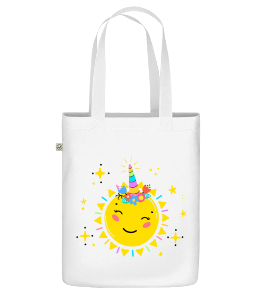 happy Sun - Organická taška - Bílá - Napřed
