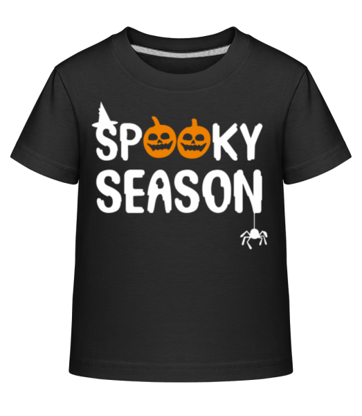 Spooky Season - Dĕtské Shirtinator tričko - Černá - Napřed