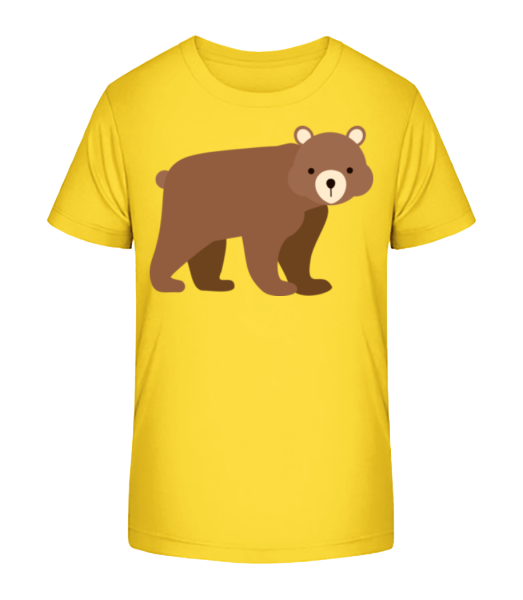 Baby Bear - Detské Bio tričko Stanley Stella - Žlutá - Napřed