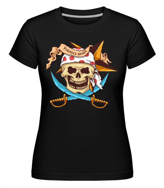 Pirate Grave -  Shirtinator tričko pro dámy - Černá - Napřed