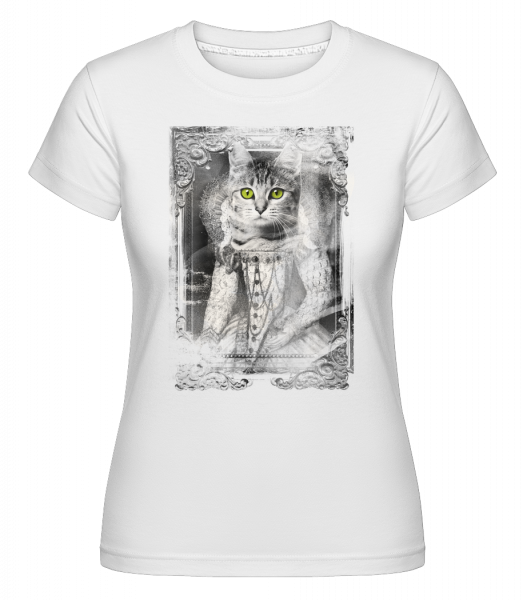 Kočky Obrazy -  Shirtinator tričko pro dámy - Bílá - Napřed