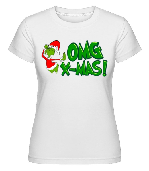 OMG X-Mas -  Shirtinator tričko pro dámy - Bílá - Napřed