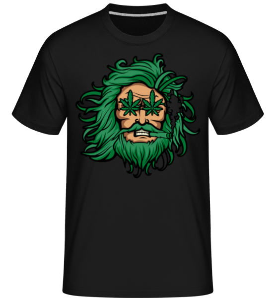 Zeus Weed -  Shirtinator tričko pro pány - Černá - Napřed
