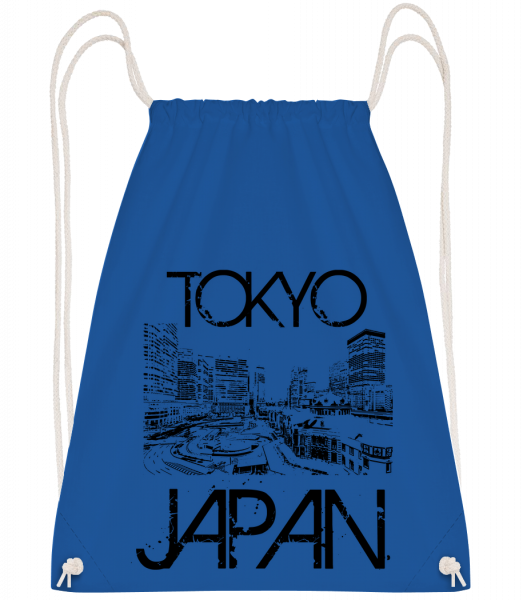 Tokyo Japan - Drawstring batoh se šňůrkami - Královská modrá - Napřed