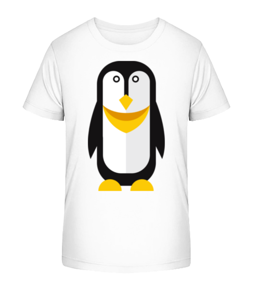 Penguin Comic - Detské Bio tričko Stanley Stella - Bílá - Napřed