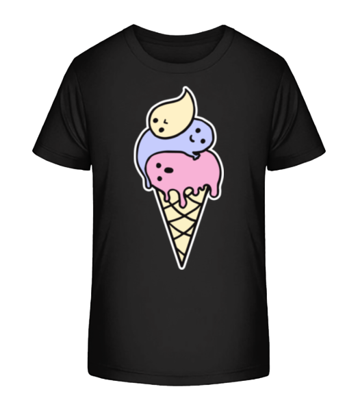 Duch Ice Cream - Detské Bio tričko Stanley Stella - Černá - Napřed