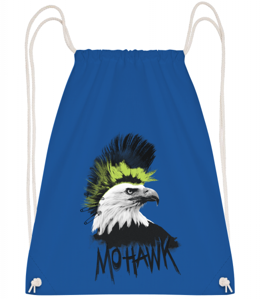Mohawk - Drawstring batoh se šňůrkami - Královská modrá - Napřed