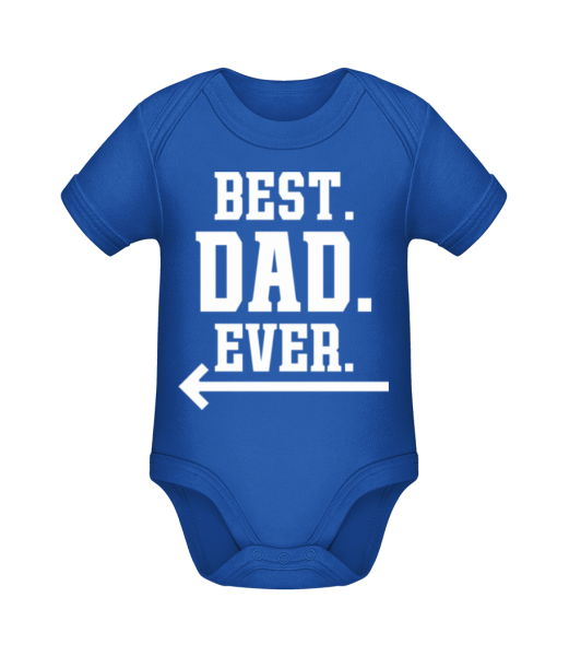 Best Dad Ever - Bio body pro děti - Královská modrá - Napřed