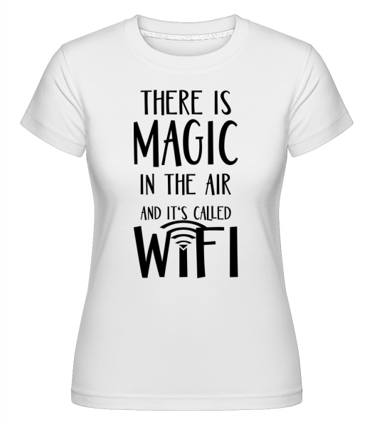 Magie In The Air -  Shirtinator tričko pro dámy - Bílá - Napřed