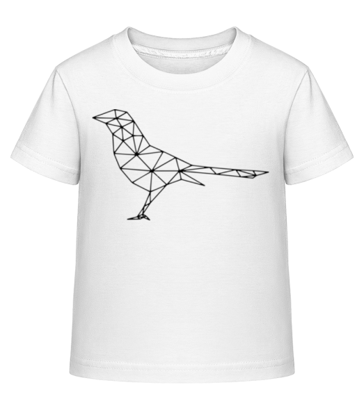 polygon Bird - Dĕtské Shirtinator tričko - Bílá - Napřed
