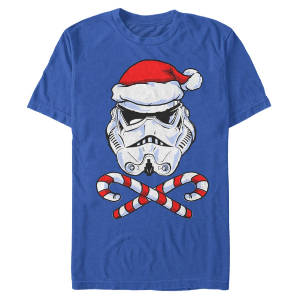 Star Wars - Stormtrooper Santa Trooper - Vánoce - Pánské Tričko - Královská modrá - Napřed