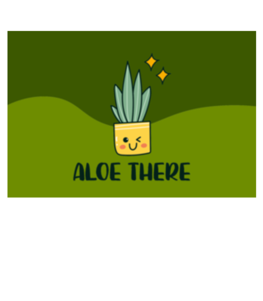Aloe There - Rohožka - Bílá - Napřed