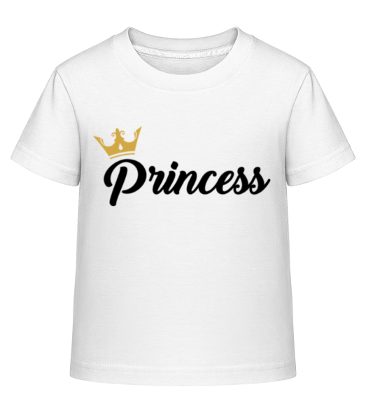Princess - Dĕtské Shirtinator tričko - Bílá - Napřed