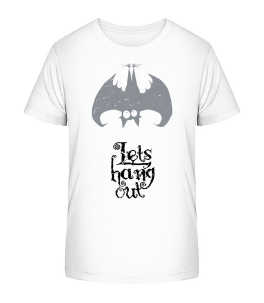 Pojďme Hang Out Bat - Detské Bio tričko Stanley Stella - Bílá - Napřed
