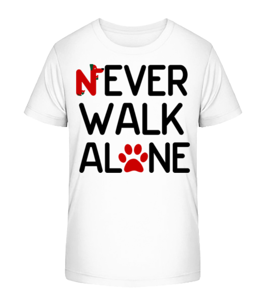 Never Walk Alone - Detské Bio tričko Stanley Stella - Bílá - Napřed