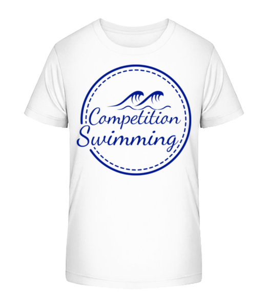Competition Swimming - Detské Bio tričko Stanley Stella - Bílá - Napřed