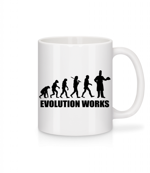 Evolution Works Vaření - Keramický hrnek - Bílá - Napřed