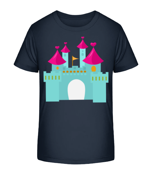 Princess Castle - Detské Bio tričko Stanley Stella - Namořnická modrá - Napřed