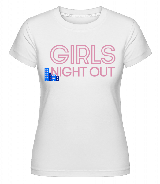 Girls Night Out Logo -  Shirtinator tričko pro dámy - Bílá - Napřed