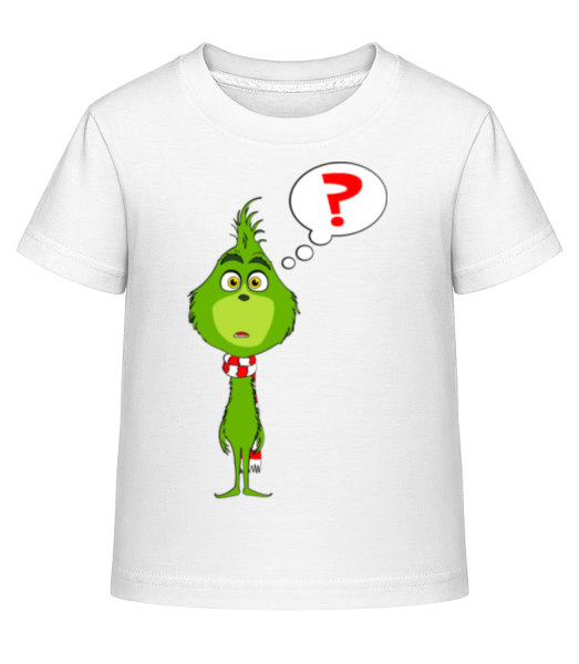 Grinch Kid - Dĕtské Shirtinator tričko - Bílá - Napřed