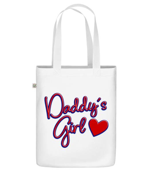 Daddy's Girl - Organická taška - Bílá - Napřed