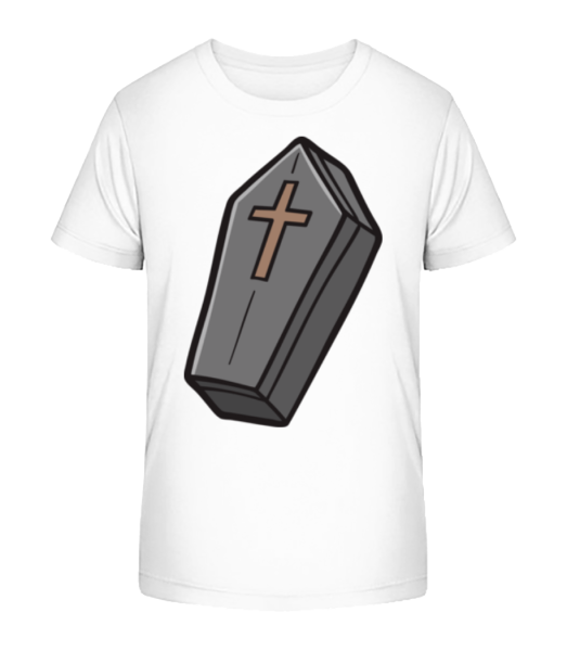 Cartoon Coffin - Detské Bio tričko Stanley Stella - Bílá - Napřed