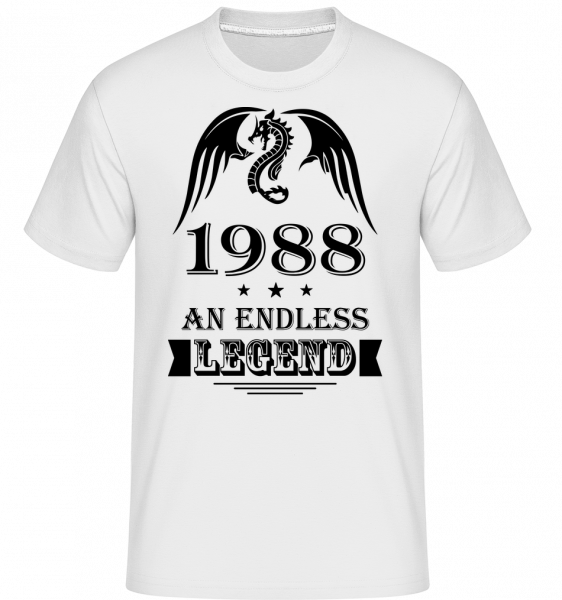 Nekonečné Legend 1988 -  Shirtinator tričko pro pány - Bílá - Napřed