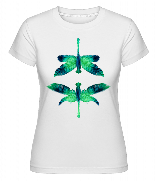 Leaf Dragonfly -  Shirtinator tričko pro dámy - Bílá - Napřed