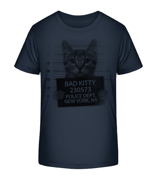 trestní Cat - Detské Bio tričko Stanley Stella - Namořnická modrá - Napřed