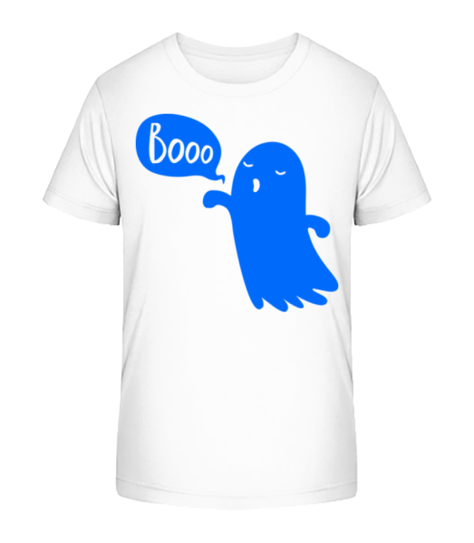 Booo Ghost - Detské Bio tričko Stanley Stella - Bílá - Napřed