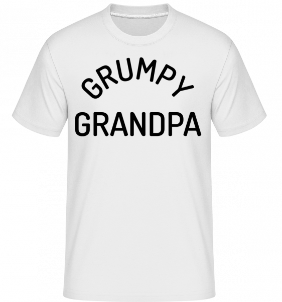Grumpy dědou -  Shirtinator tričko pro pány - Bílá - Napřed
