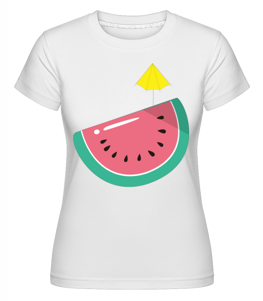 Sun Melon -  Shirtinator tričko pro dámy - Bílá - Napřed