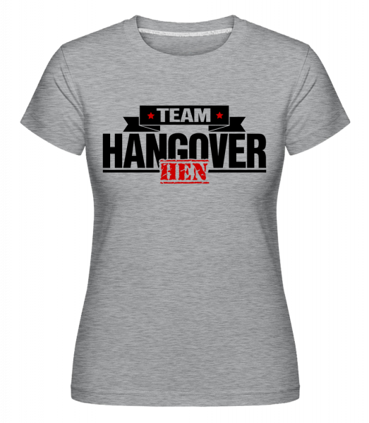 tým Hangover -  Shirtinator tričko pro dámy - Melirovĕ šedá - Napřed