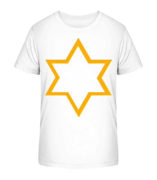 Hvězda Icon Yellow - Detské Bio tričko Stanley Stella - Bílá - Napřed