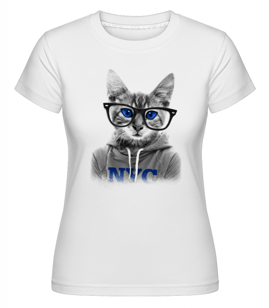 Cat NCY -  Shirtinator tričko pro dámy - Bílá - Napřed