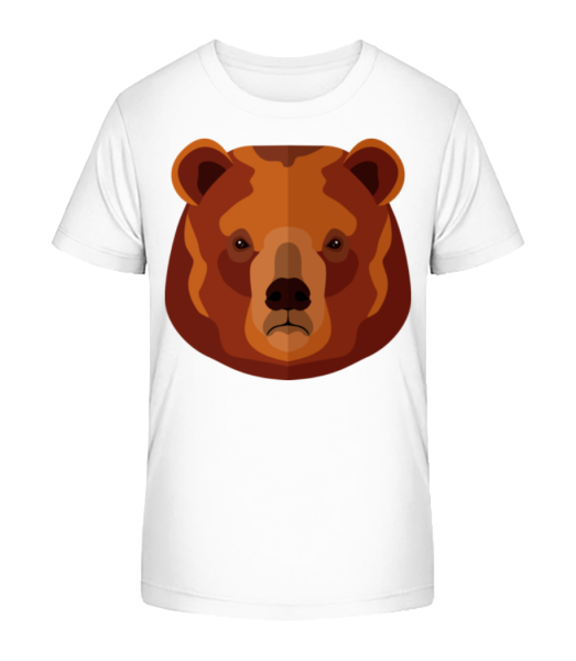 Bear Comic - Detské Bio tričko Stanley Stella - Bílá - Napřed