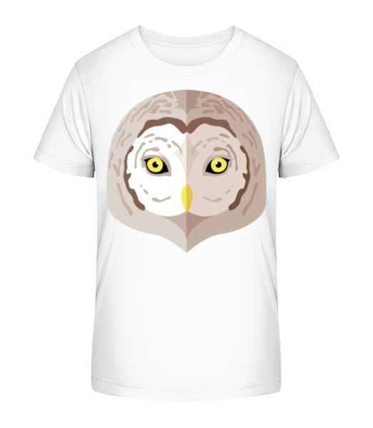 Owl Comic Stín - Detské Bio tričko Stanley Stella - Bílá - Napřed