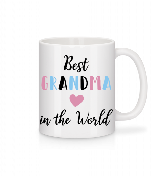 Nejlepší babička In The World - Keramický hrnek - Bílá - Napřed
