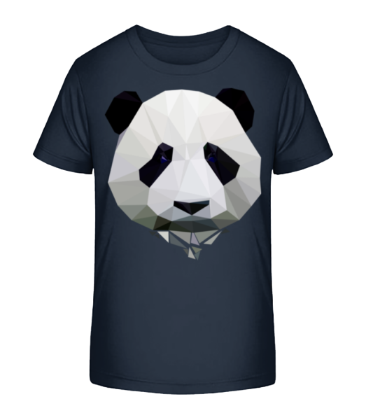 Polygon Panda - Detské Bio tričko Stanley Stella - Namořnická modrá - Napřed