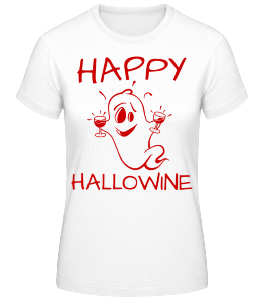 Halloween Duch - Dámské basic tričko - Bílá - Napřed