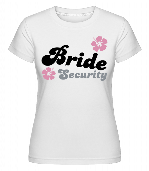 Nevěsta Security Flowers -  Shirtinator tričko pro dámy - Bílá - Napřed