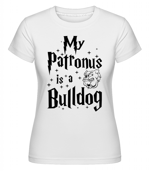 My Patronus Is A Bulldog -  Shirtinator tričko pro dámy - Bílá - Napřed