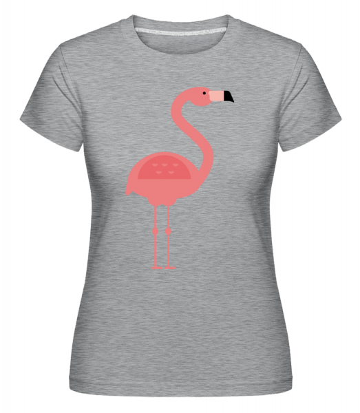 Flamingo Image -  Shirtinator tričko pro dámy - Melirovĕ šedá - Napřed