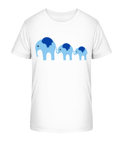 Sloni Family Dětská - Detské Bio tričko Stanley Stella - Bílá - Napřed