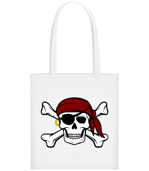 Pirate Skull - Taška - Bílá - Napřed